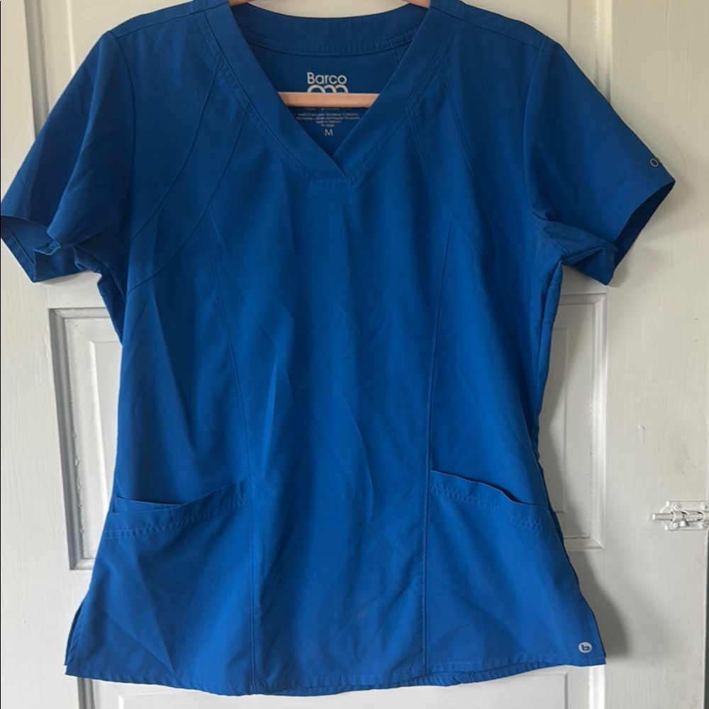 Barco One Royal Blue Scrub Top